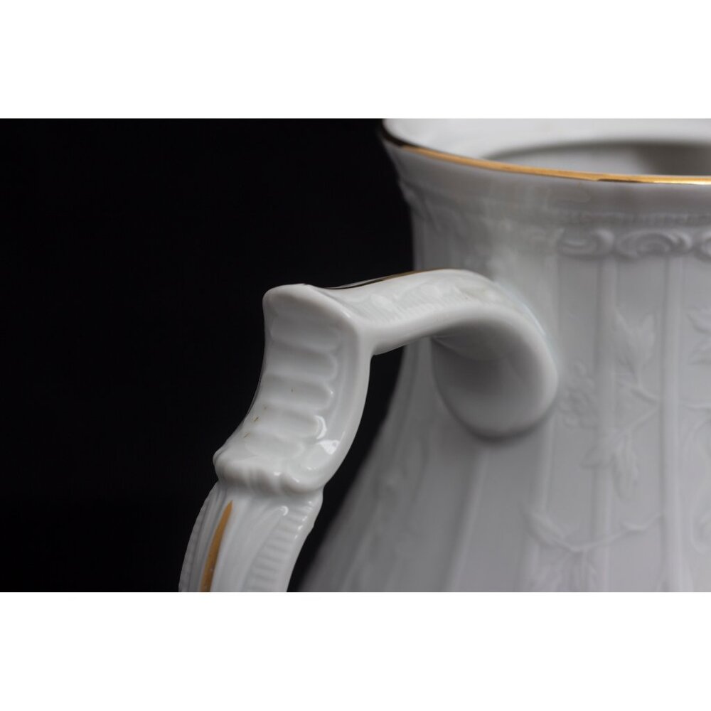 Vintage Coffee Pot With Lid Rosenthal Sanssouci Selb Germany White Porcelain - Picture 4 of 10